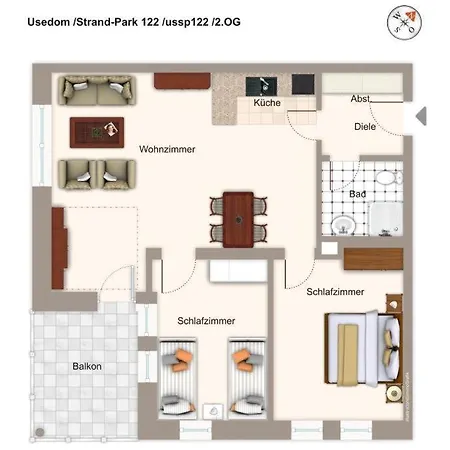 Strand-park Strand-park 122 Apartment Heringsdorf (Usedom)